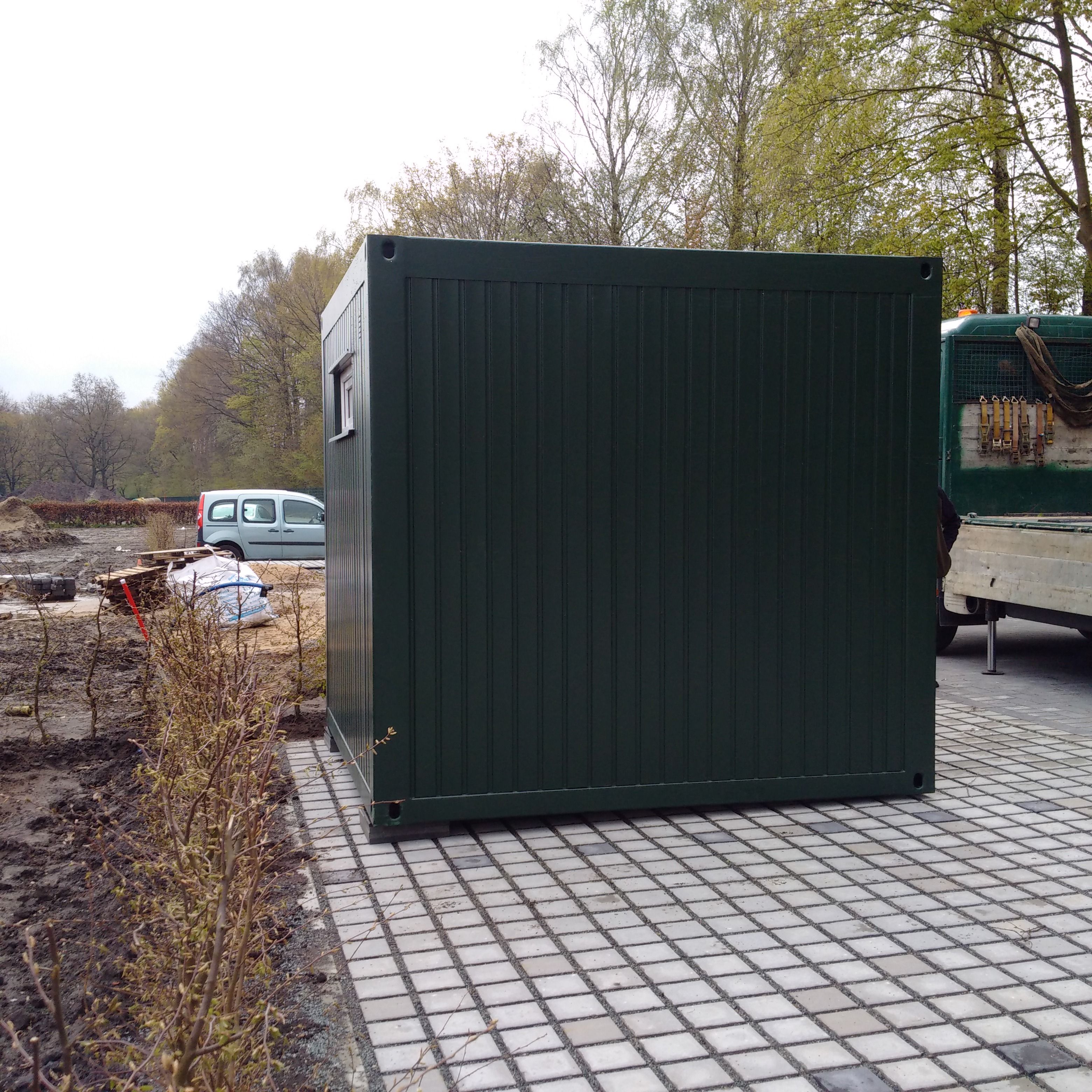 3 x 3 Container – Abkippstation für Kleingartenverein