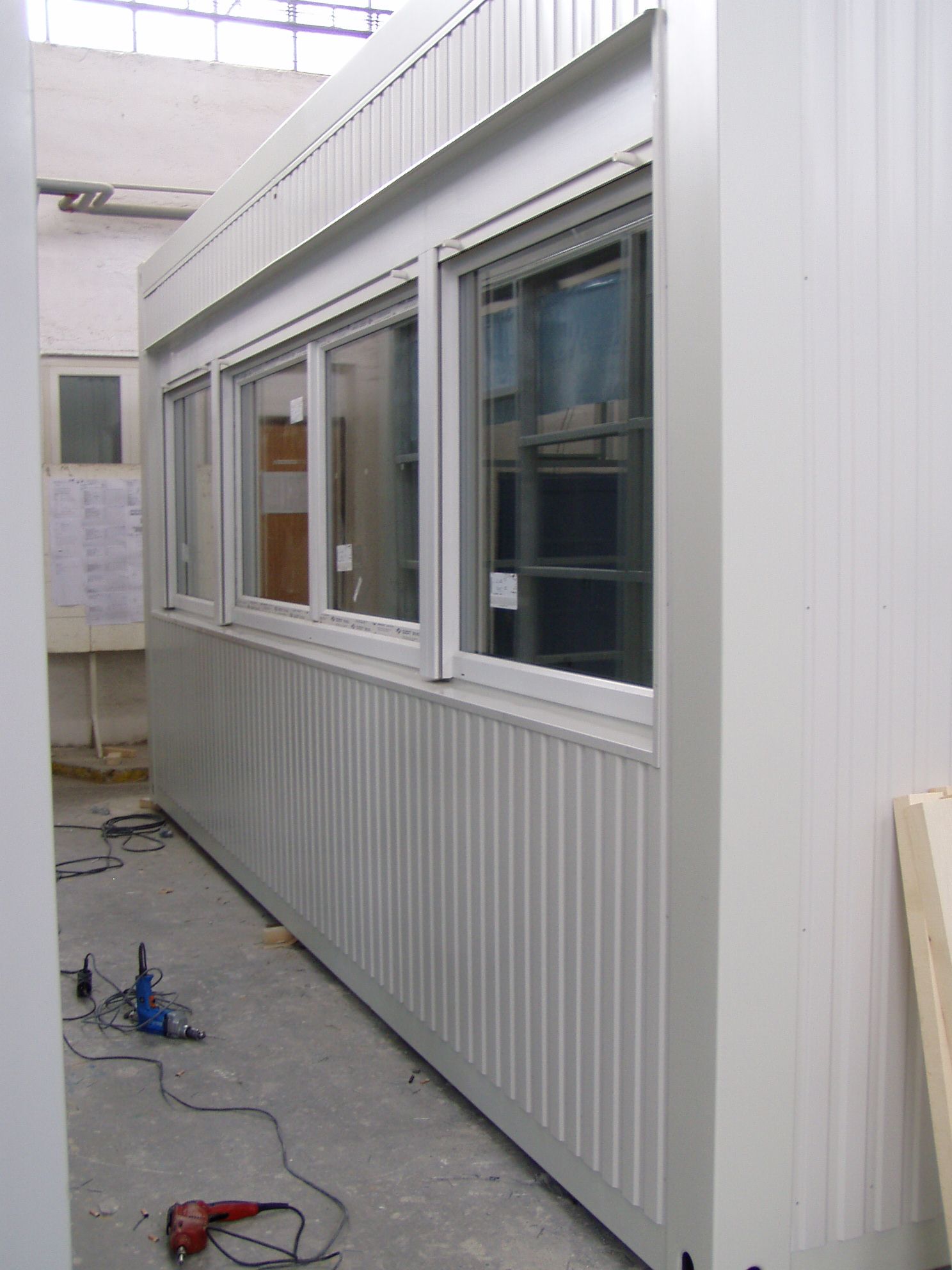 PVC-Fenster  5500 x 1200mm, 4-tlg.