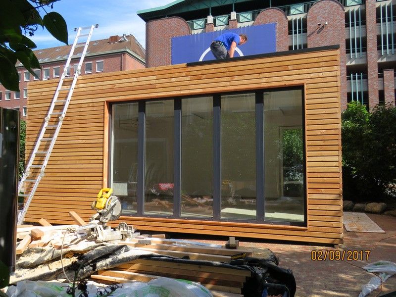 Raucherkabine für Industriekunden in Hamburg